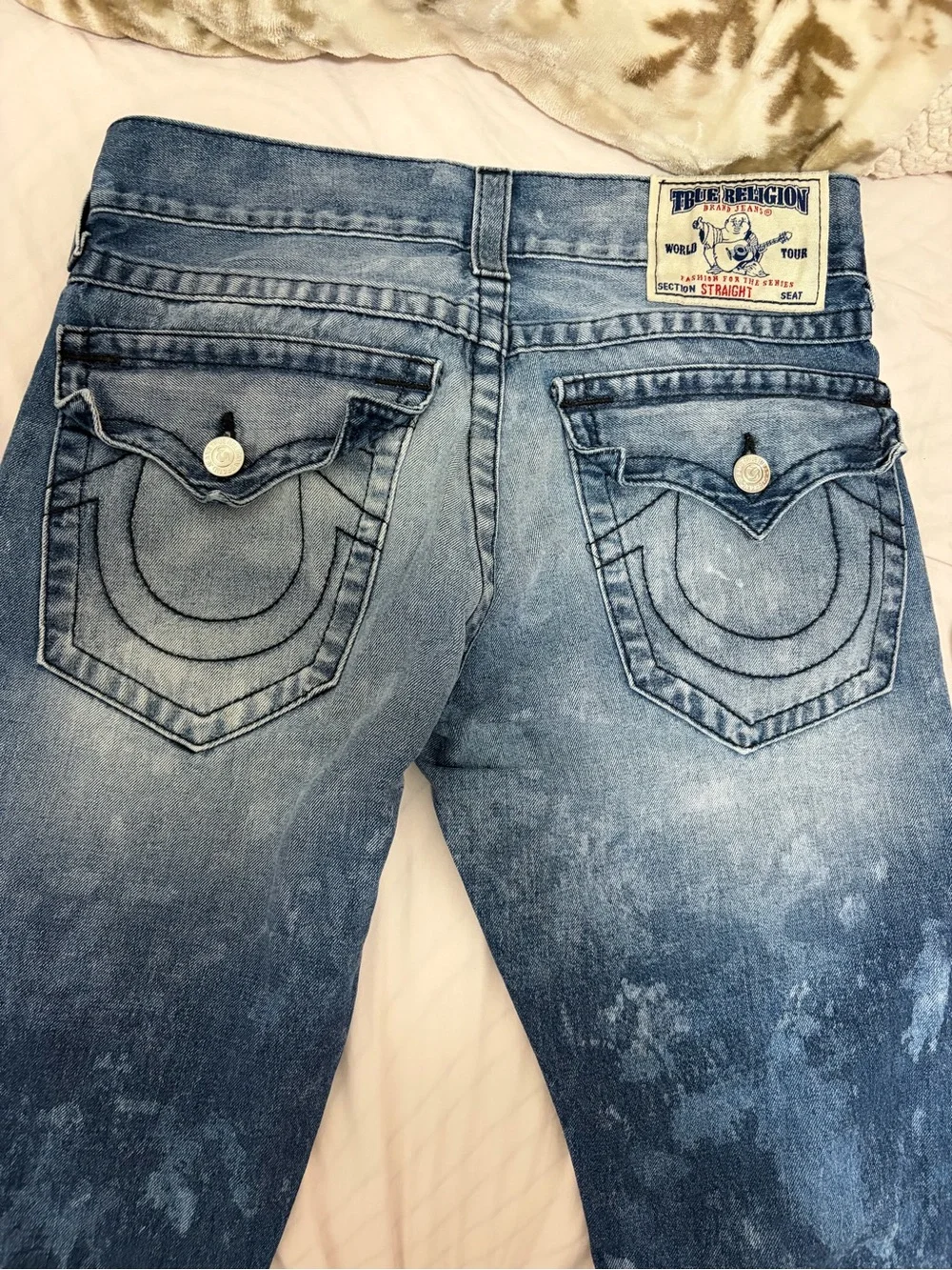 True Religion Men’s Blue Straight Jeans